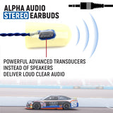 AlphaBud Foam Earbud Speakers - Stereo