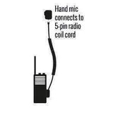 Universal Speaker Hand Mic for any Handheld Radio